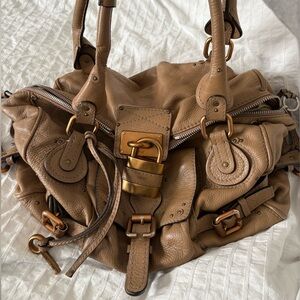 Tan Chloé Paddington Bag